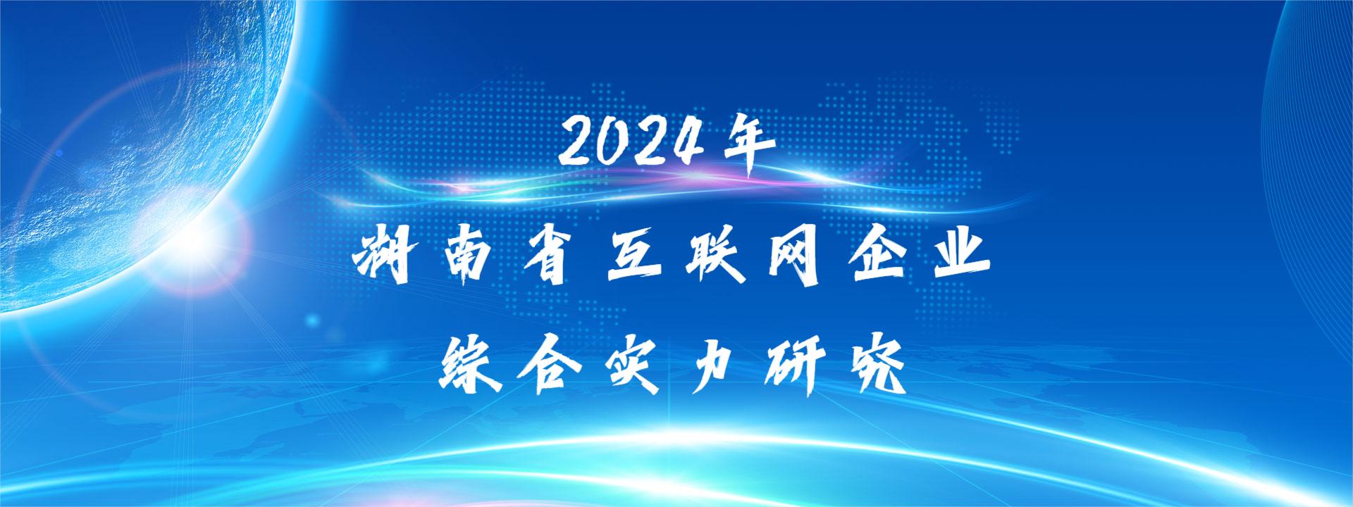 关于开展2024年湖南省互联网企业综合实力研究工作的通知